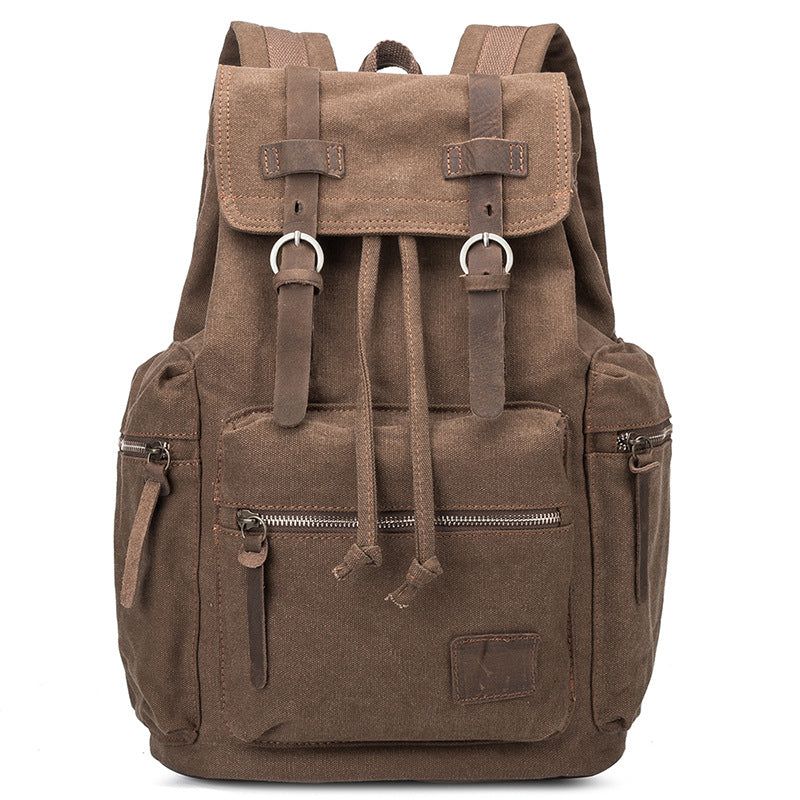 European And American Retro Men&#39;s Large Capacity Canvas Bag New