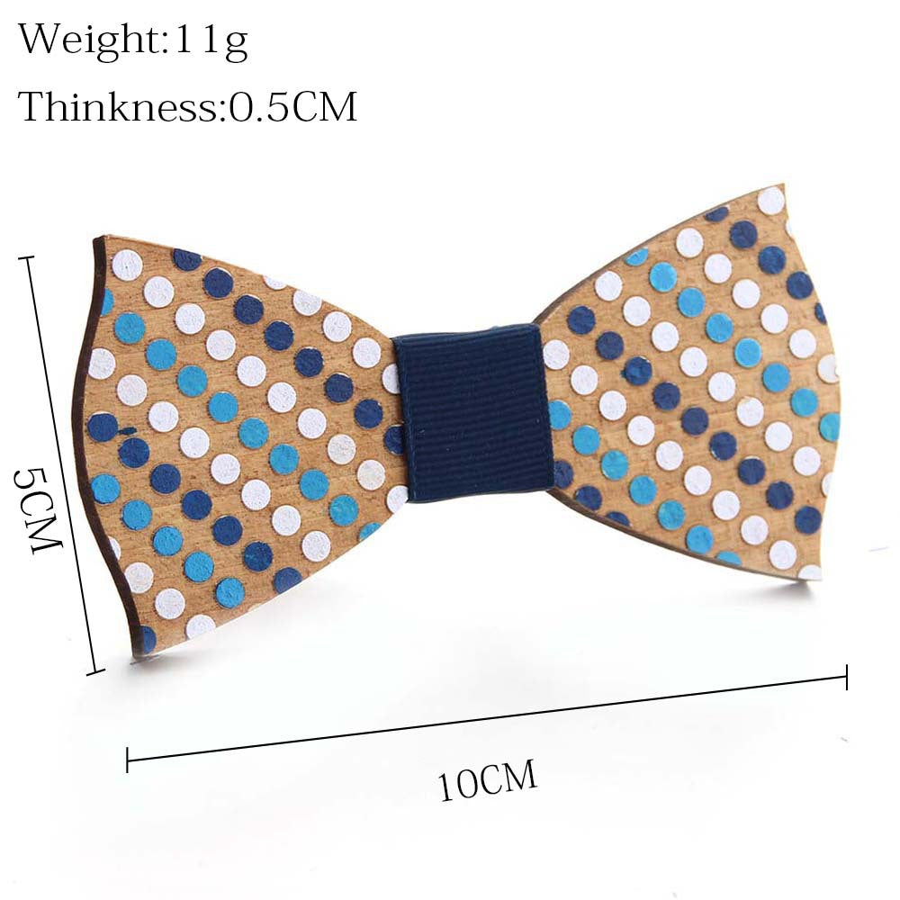 Hand-painted Puzzle Bow Tie Bow Tie Color Hand-painted