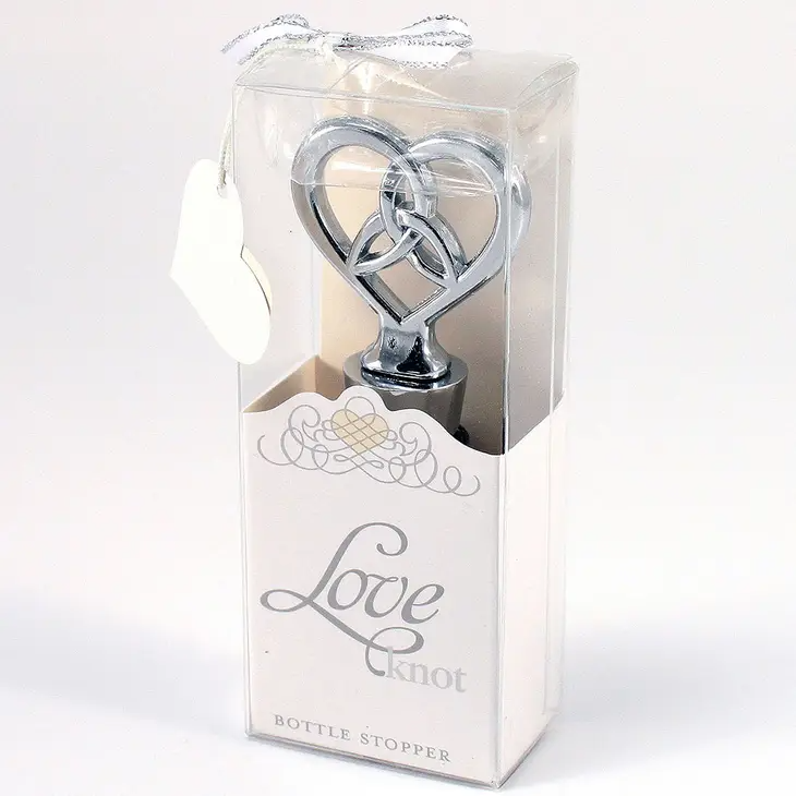 Love Knot Wine Stopper Wedding Favor Gift Boxed