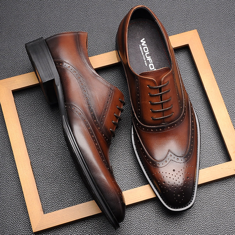 Vintage British Men&#39;s Business Dress Shoes