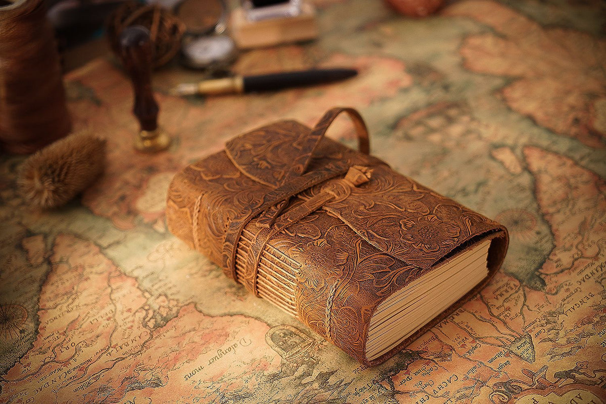 Real Cowhide Notebook Thickened Hand Account Kraft Paper Notepad