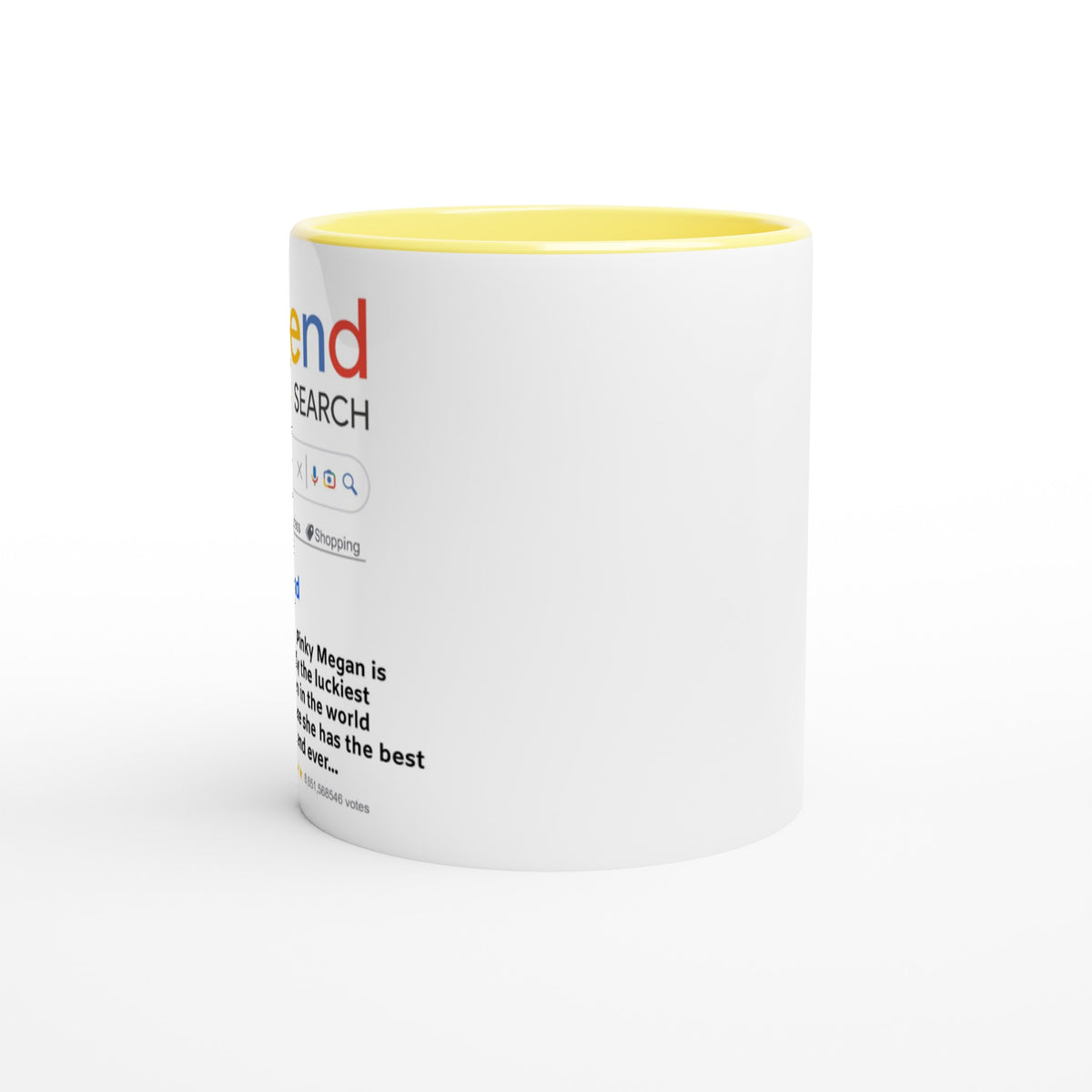 Personalized Google Best Boyfriend Search Mug