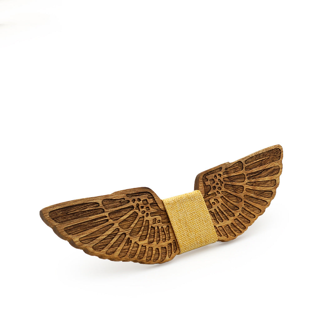 Bow Tie Handmade Wings Feather Bow Tie