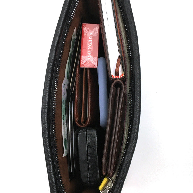 Men&#39;s Hand Holding Fashion Underarm Bag With Large Capacity