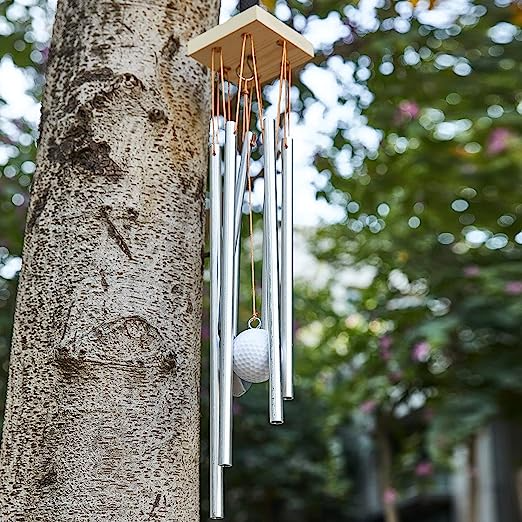 Golf Club &amp; Ball Wind Chime