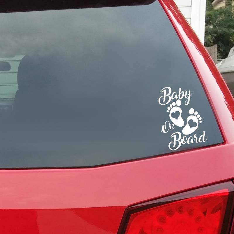 Baby On Board Warning Car Sticker