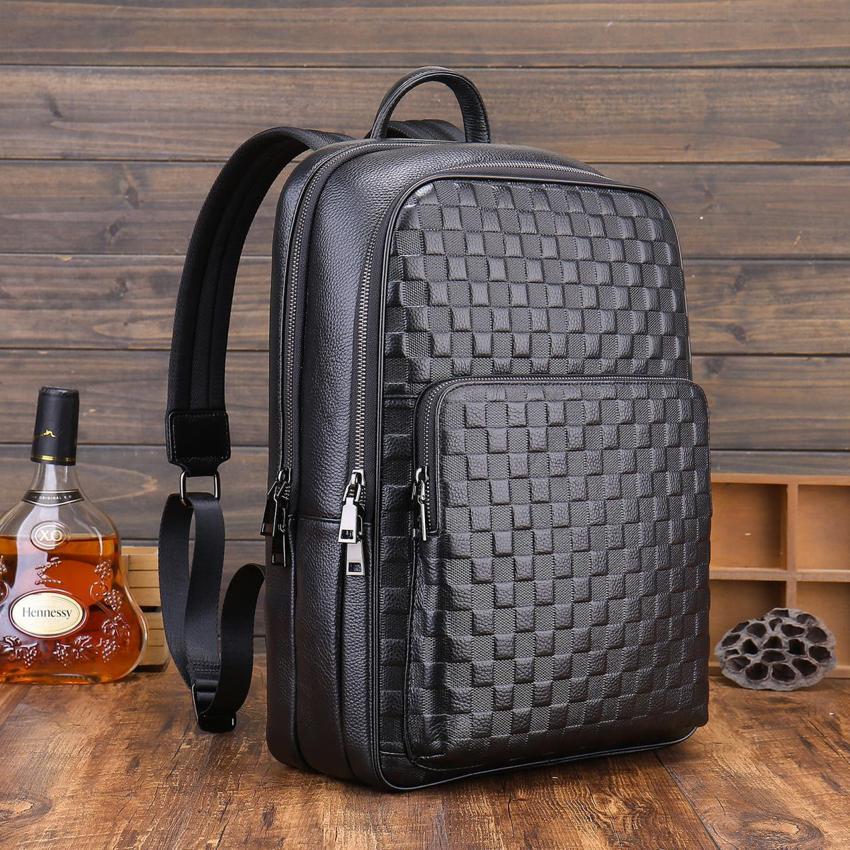 Large Capacity Genuine Leather Fashion High-grade Men&#39;s Bag