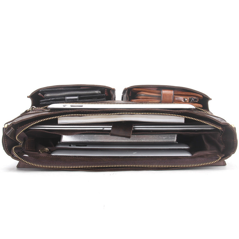 Large Capacity Men&#39;s Portable Business Briefcase