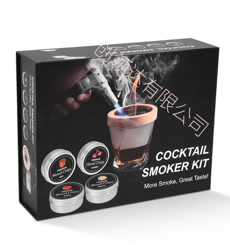 Cocktail Cooking Sawdust Smoker Wet Wine Kit