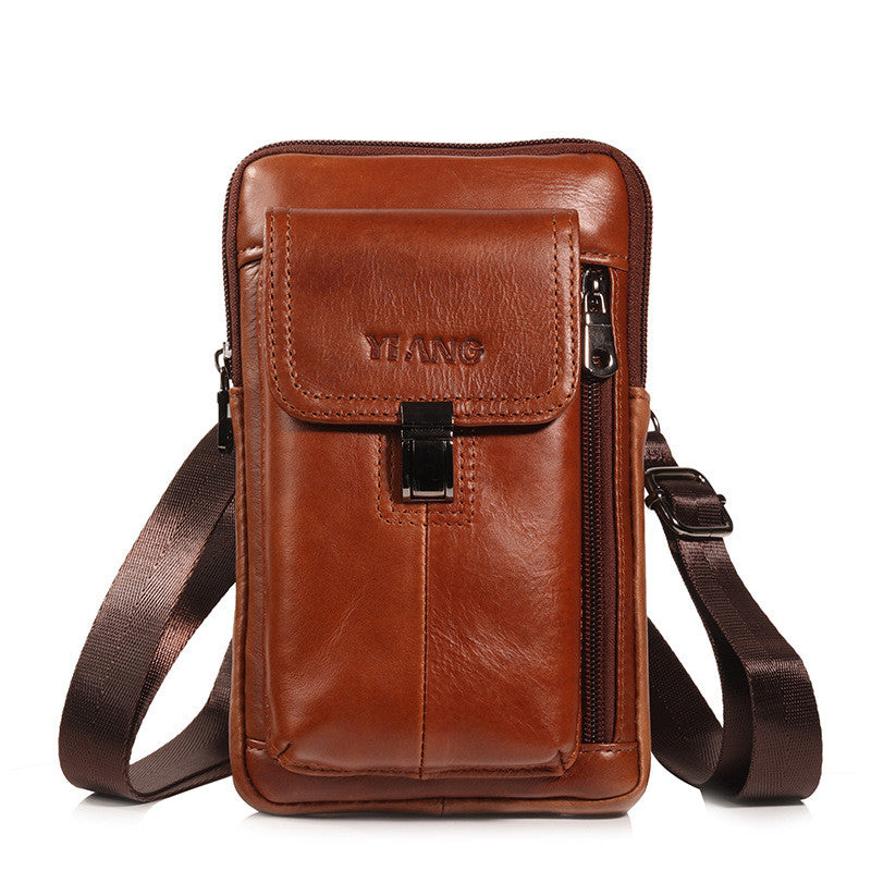 New Leather Men&#39;s Mobile Phone Pocket