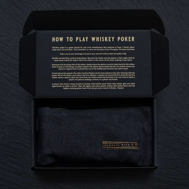 Whiskey Poker Game Set