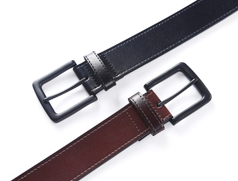 Men&#39;s Buckle Belt Simple Business Leisure