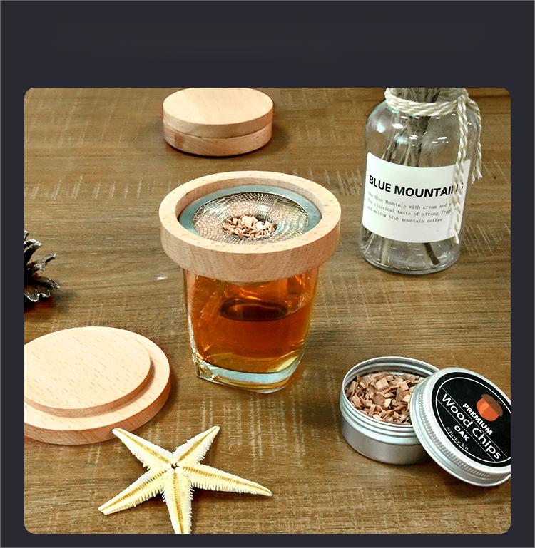 Cocktail Cooking Sawdust Smoker Wet Wine Kit