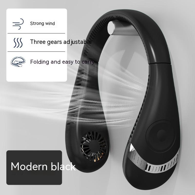Hanging Neck Fan Neck Hanging Lazy Foldable Small Portable Hanging On Neck Portable