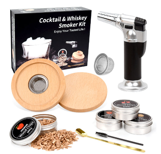 Cocktail Cooking Sawdust Smoker Wet Wine Kit