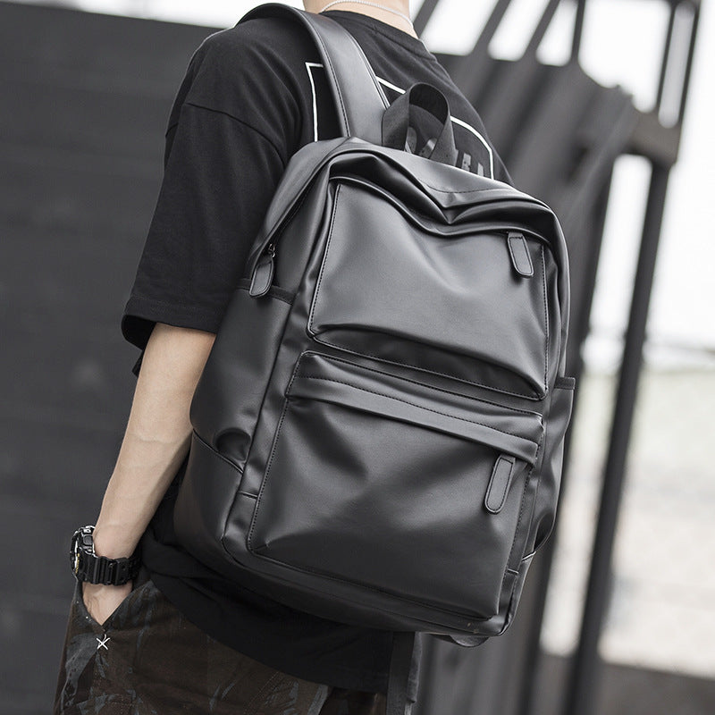 Men&#39;s Fashion Casual Solid Color Backpack
