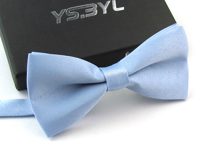 Matte Men&#39;s Solid Color Wedding Bow Tie Gentleman Polyester