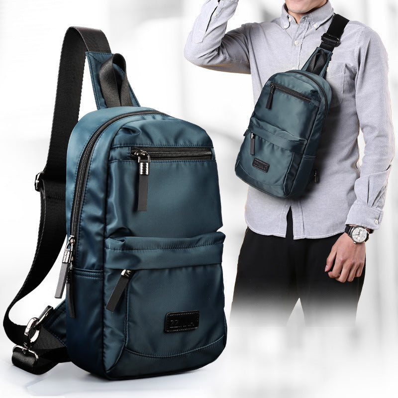 Men&#39;s Shoulder Messenger Bag Fashion Brand Chest Bag Canvas Bag