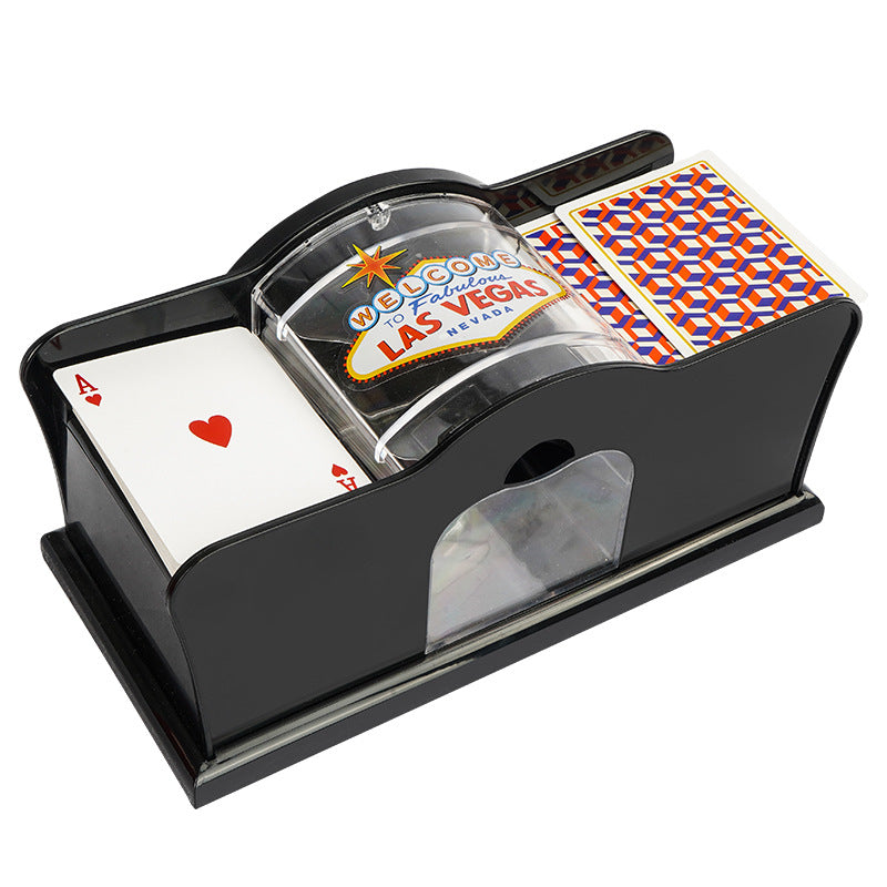 Hand-cranked Shuffling Machine Playing Cards Board Game
