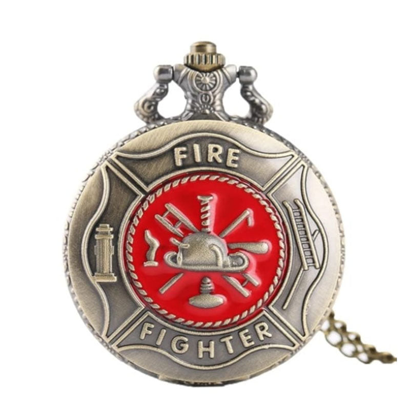 Fire Sign Quartz Flip Men&#39;s And Women&#39;s Commemorative Pocket Watch