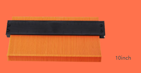 Encryption Widening Self-locking Contour Gauge Ruler