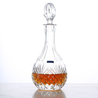 Wine Bottle Decanter Crystal Glass Wine Bottle Household Whiskey Dispenser Quick Pour Wine Bottle Wine Set