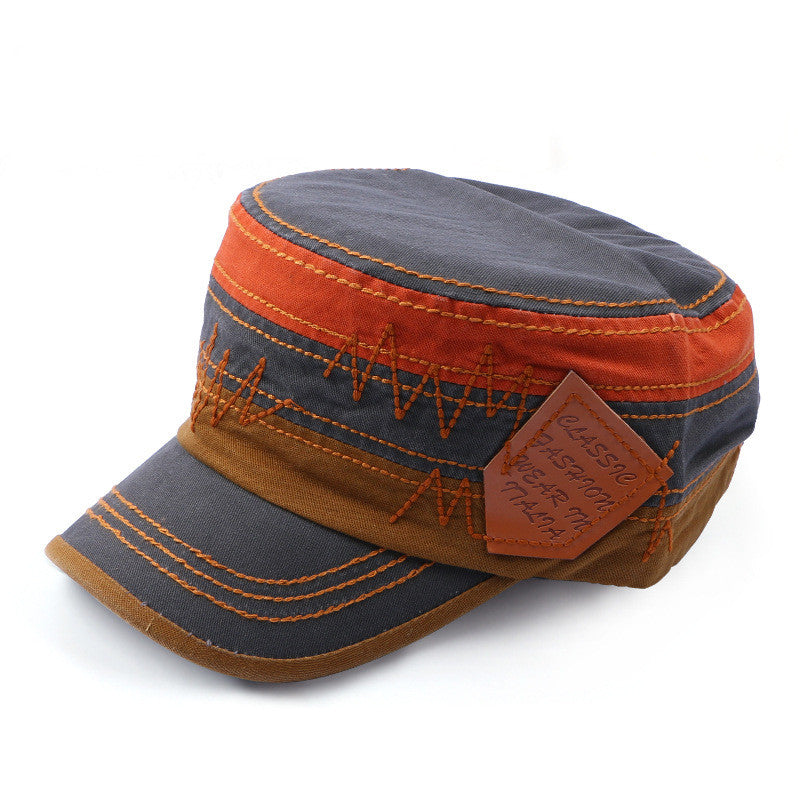 Creative Fashion Couple Flat Top Fashion Hat Sunshade