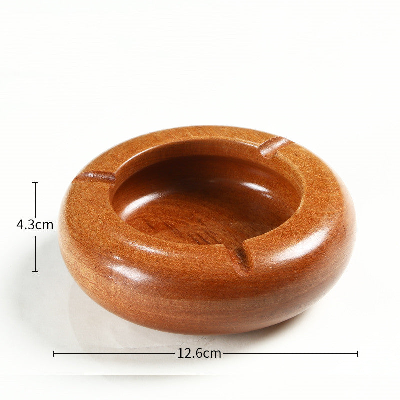 Vintage Large Wooden Ashtray