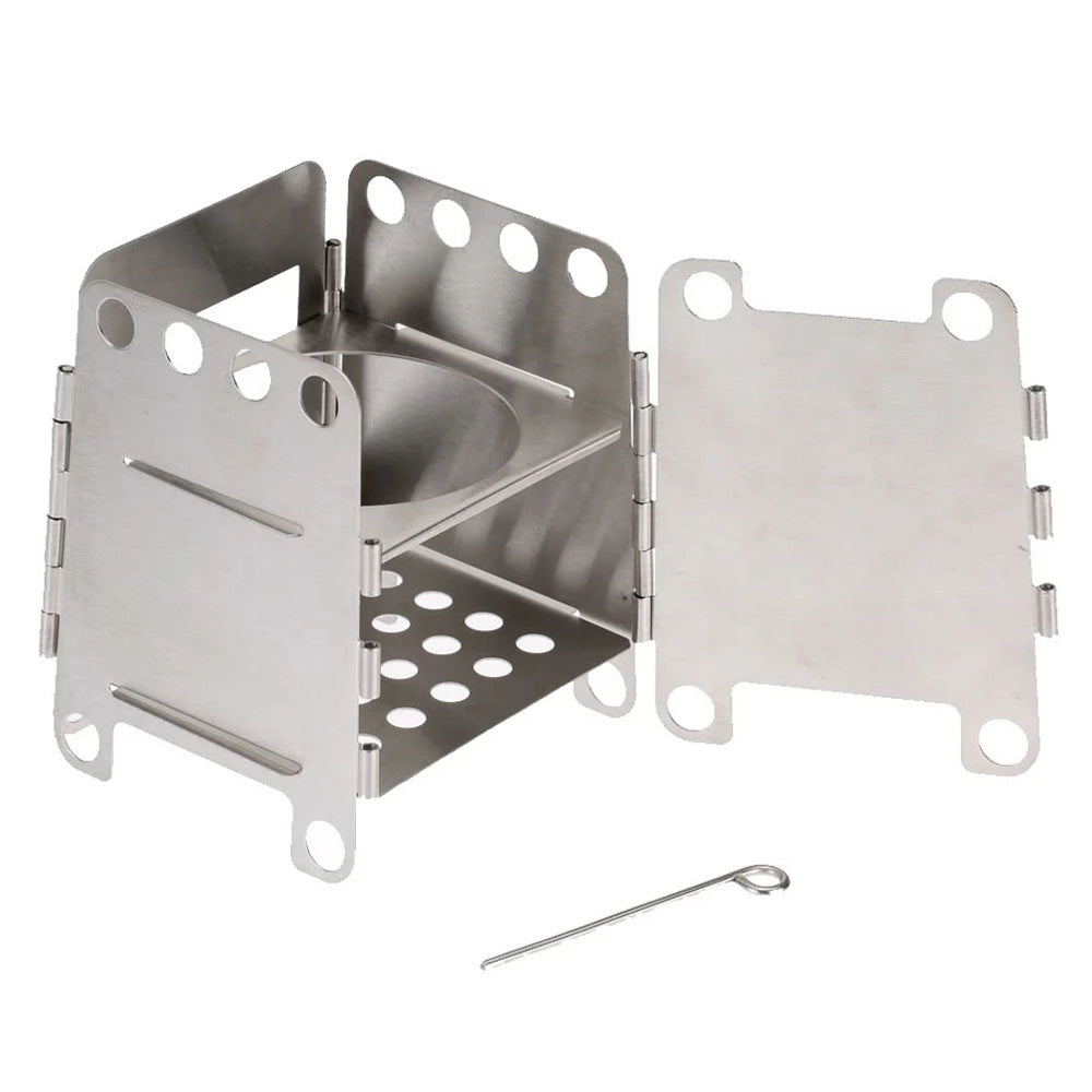 Camping Stainless Steel Folding Wood Stove