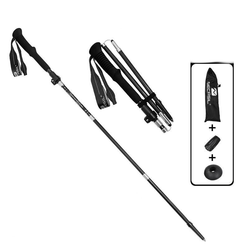 3K Carbon Fiber Folding Alpenstock