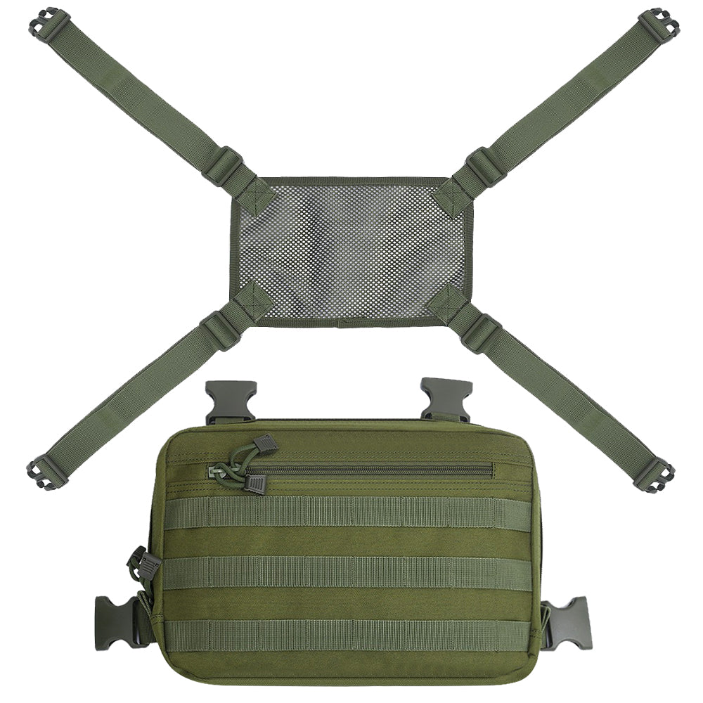 Tactical Outdoor Chest Pocket Practical And Convenient Mesh Breathable Chest Bag