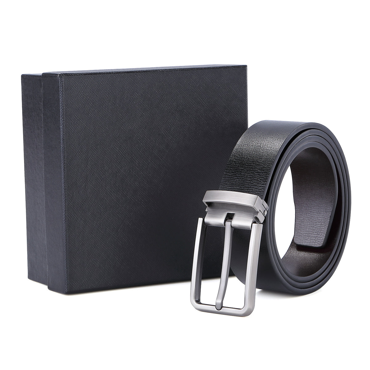 Fashion Automatic Buckle Leather Men&#39;s Belt