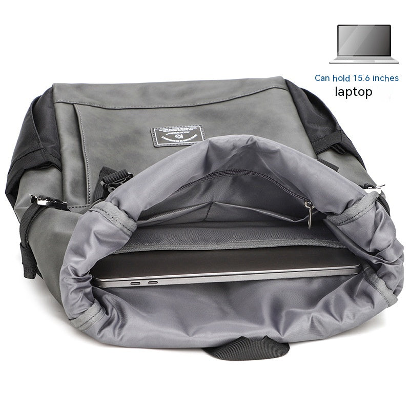 Large Capacity Men&#39;s And Women&#39;s Roll-up Backpack