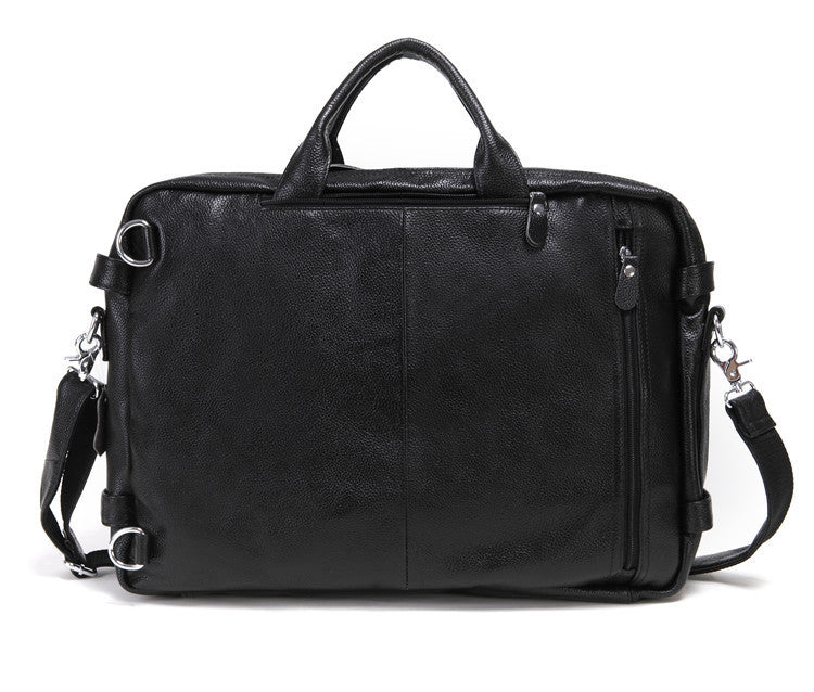 Multi Functional Leather Men&#39;s Handbag