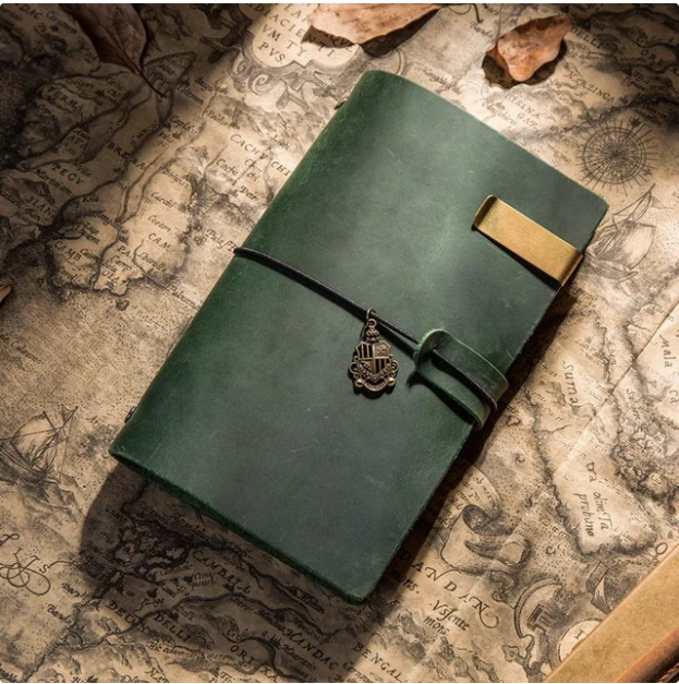 Handmade First Layer Leather Hand Account Binder Notebook