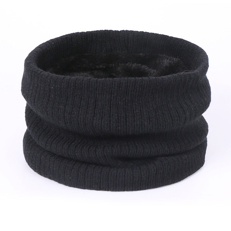 Men&#39;s And Women&#39;s Knitted Set Autumn And Winter Thickening