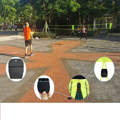 Professional Portable Foldable Badminton Net Tennis Net Outdoor Professional Sport Training Square Indoor Foldable Tennis Net