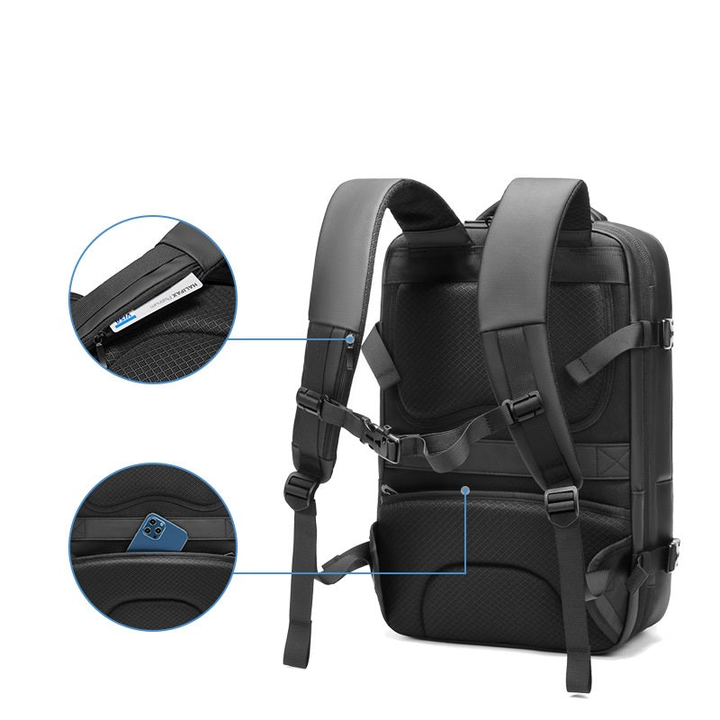 New Men&#39;s Backpack With Large Capacity Waterproof Outdoor Travel Bag That Can Be Expanded