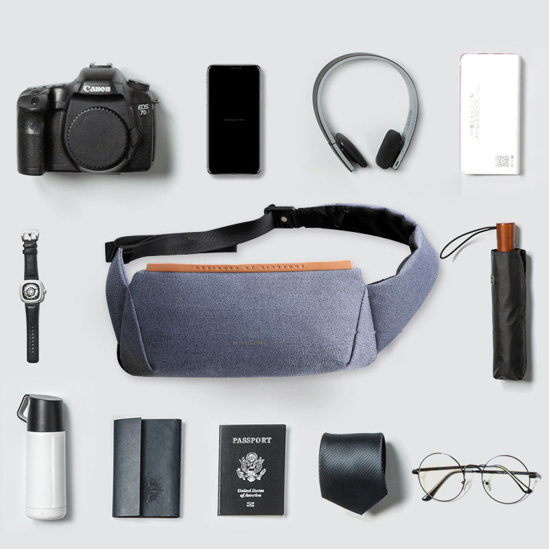 New Men&#39;s Japanese Slanted Chest Bag Outdoor Portable
