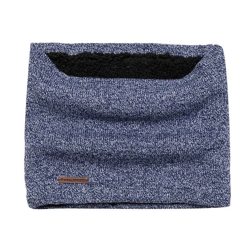 Outdoor Men&#39;s Knitted Thermal Pullover Scarf