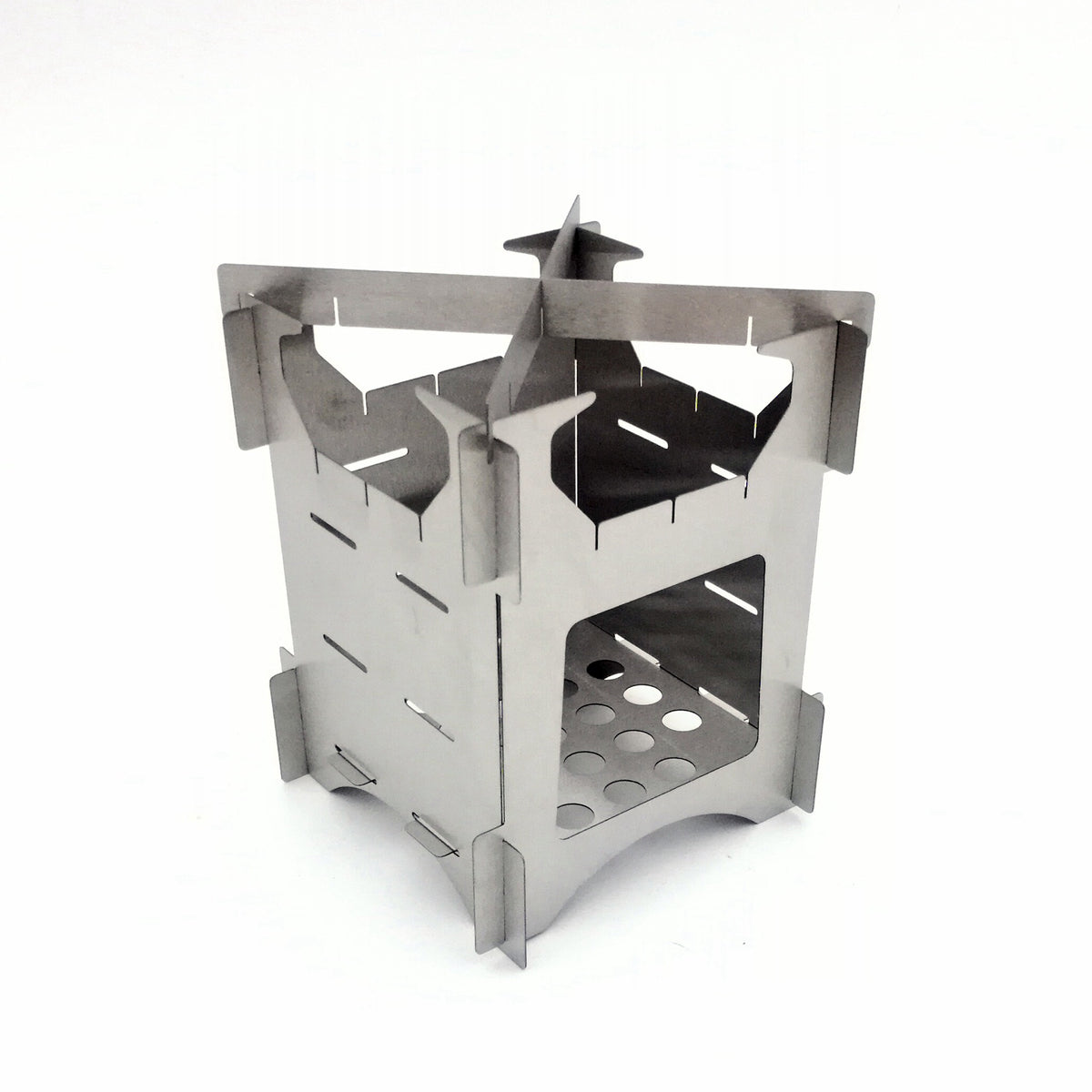 Outdoor Camping Stainless Steel Folding Firewood Stove