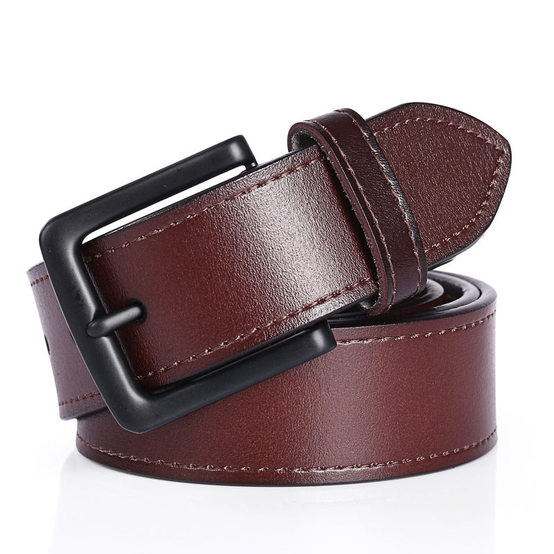Men&#39;s Buckle Belt Simple Business Leisure