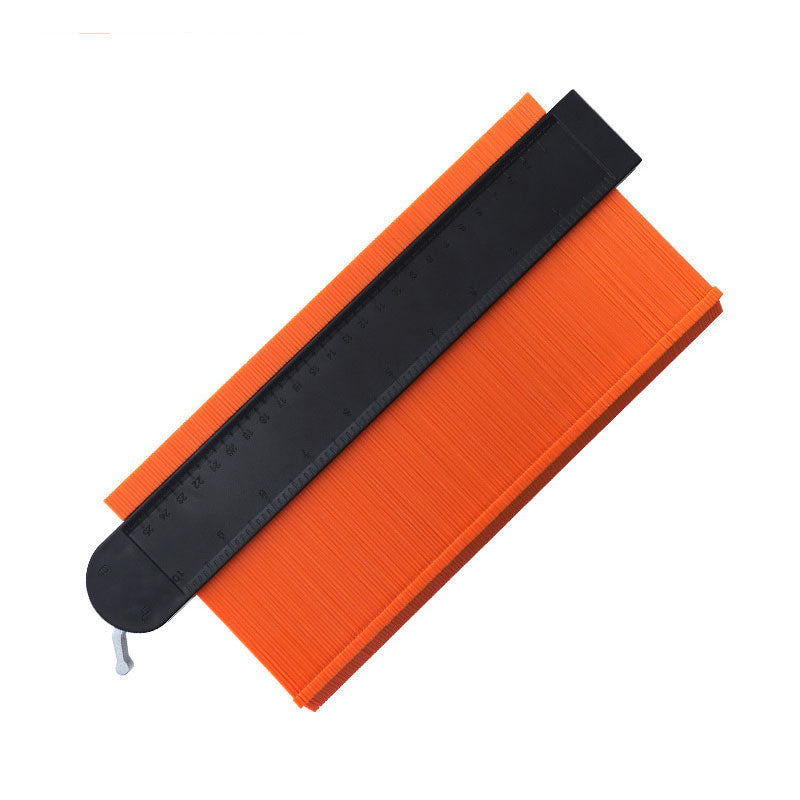 Encryption Widening Self-locking Contour Gauge Ruler