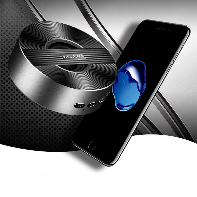 Keling A5 Wireless Bluetooth Speaker Mobile Phone Mini Speaker Card Plug-in Car Subwoofer WeChat Payment Machine