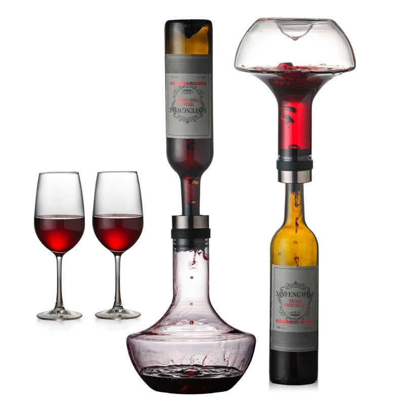 Quick Decanter Breathing Flip Sealed Red Wine Set