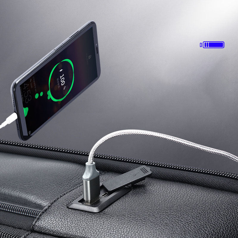 Backpack Leather Backpack Men&#39;s Business Trip First Layer Leather Backpack Computer Bag