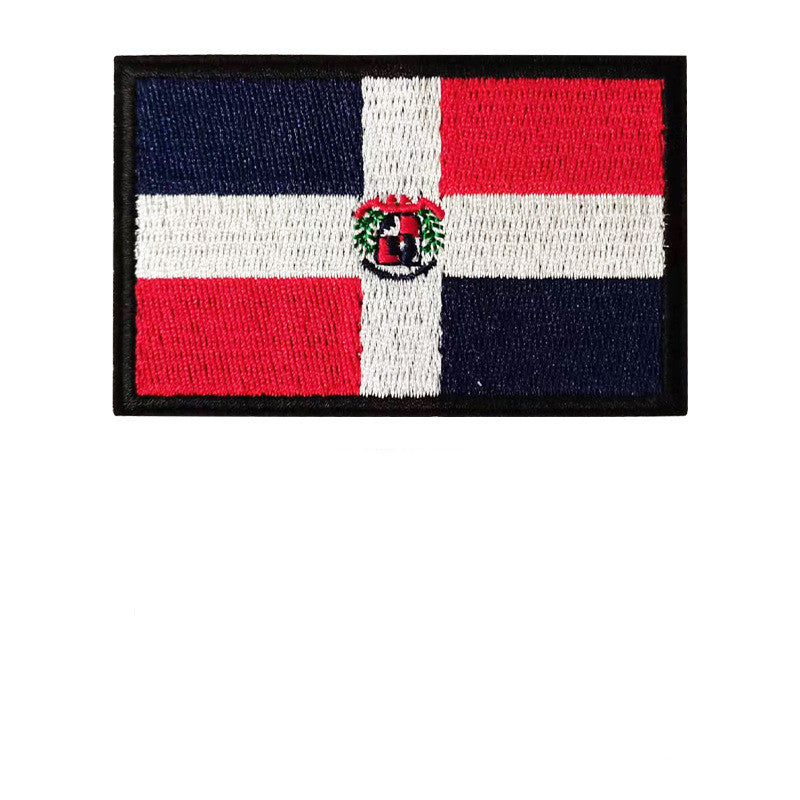 Embroidered National Flag Armband Hat Patch