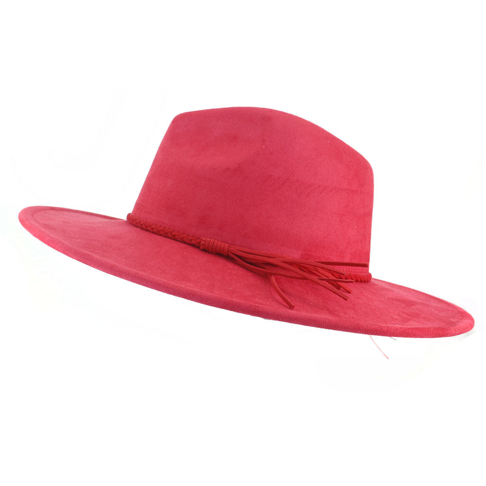 Men&#39;s Lady Couple Broad-brimmed Hat Flat Edge Gentlemen&#39;s Hat