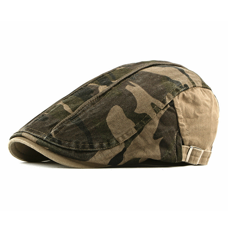 Camouflage Beret Hat Men&#39;s Wash Cap