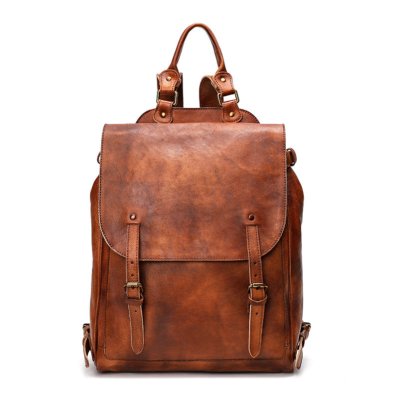 Fashion Leather Casual Business Men&#39;s Backpack